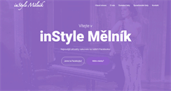 Desktop Screenshot of instylemelnik.cz